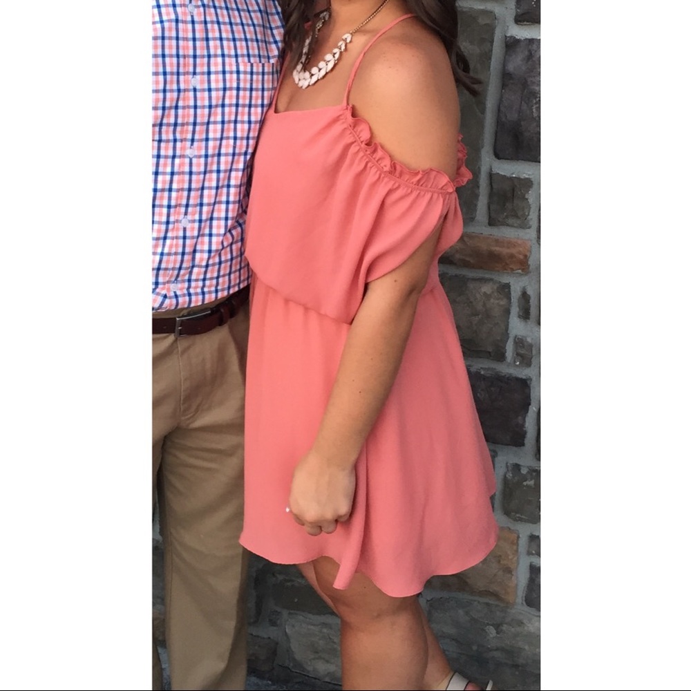 Open-Shoulder Dress